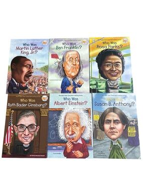 Who Was Series Illustrated Biography Book Set